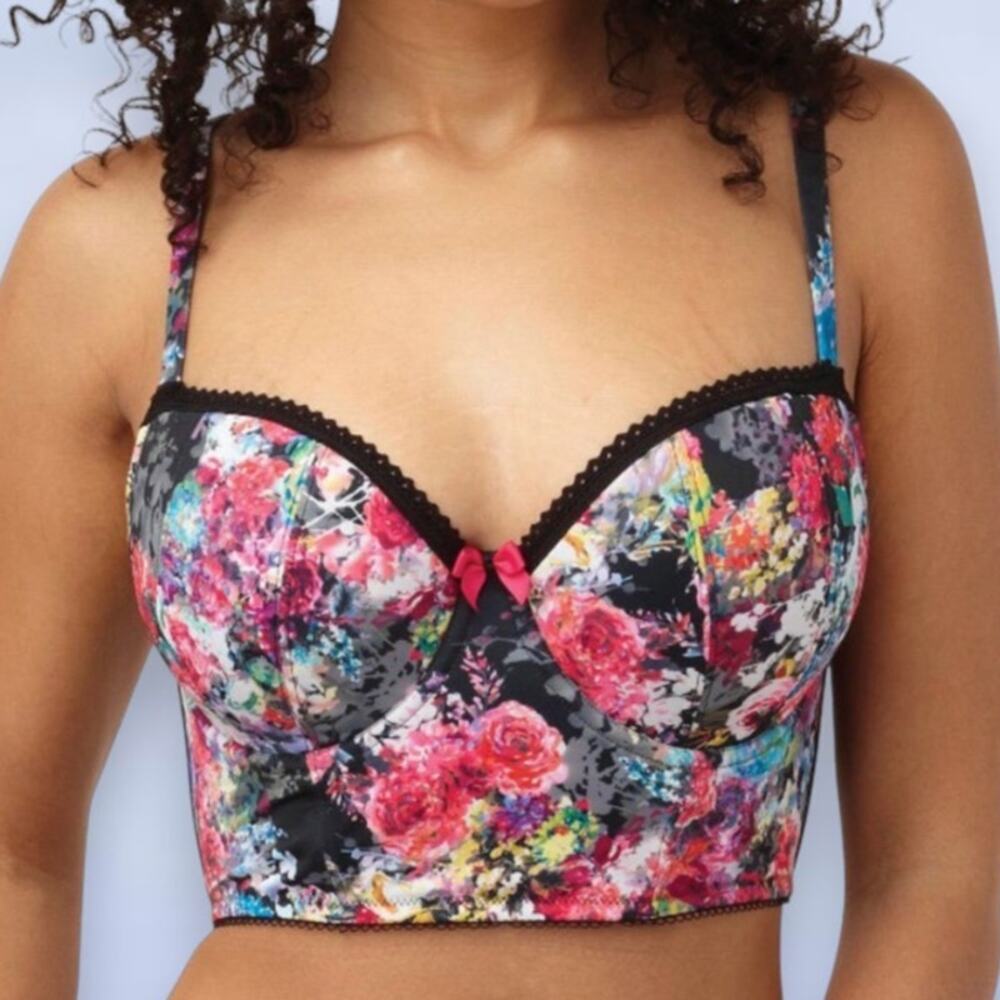 Cleo by Panache Breeze Longline Padded Balconnet Bra - Size 32GG